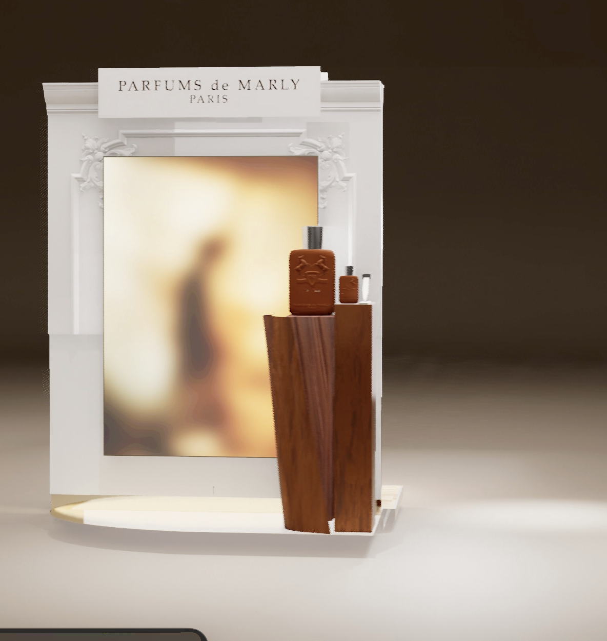 Tranches de lumière blanche sur le mur